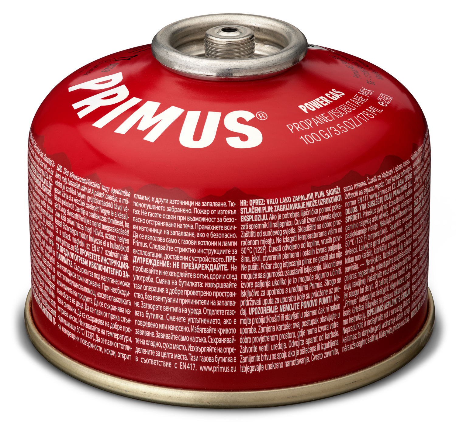 Primus Power Gas 100 g Gaskartusche 178 ml  Schraubkartusche 7/16" Gewinde
