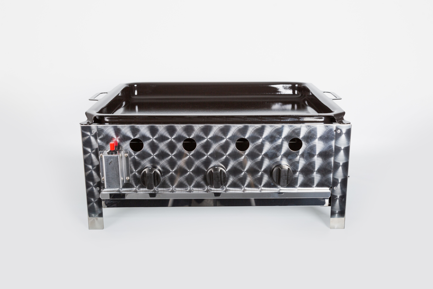 Gazcamp Gasgrill Gastrobräter 10,0 kW 3-flammig 70 x 56 x 31 cm
