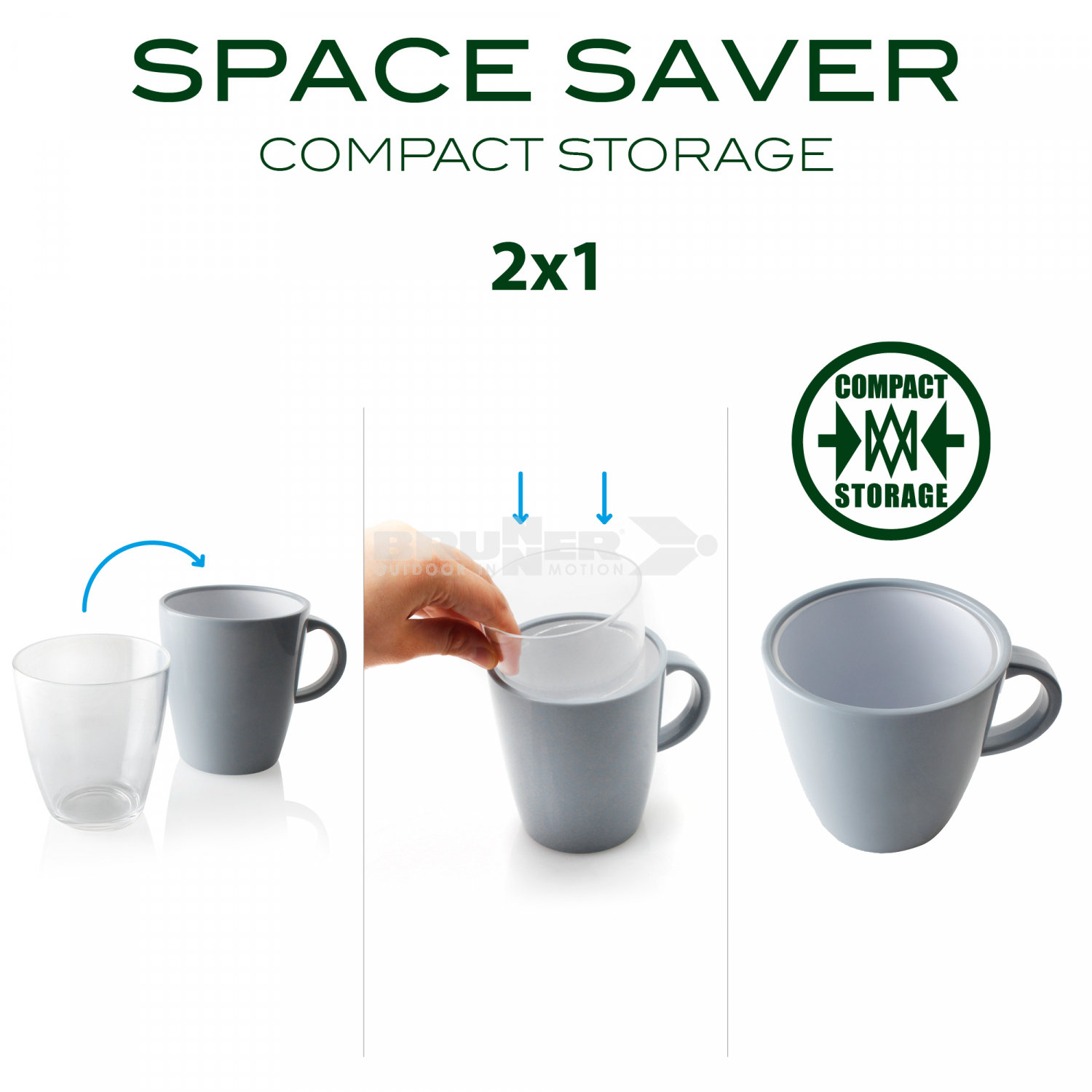 Brunner All Inclusive VIP Bellagio Geschirr-Set (40Stk)