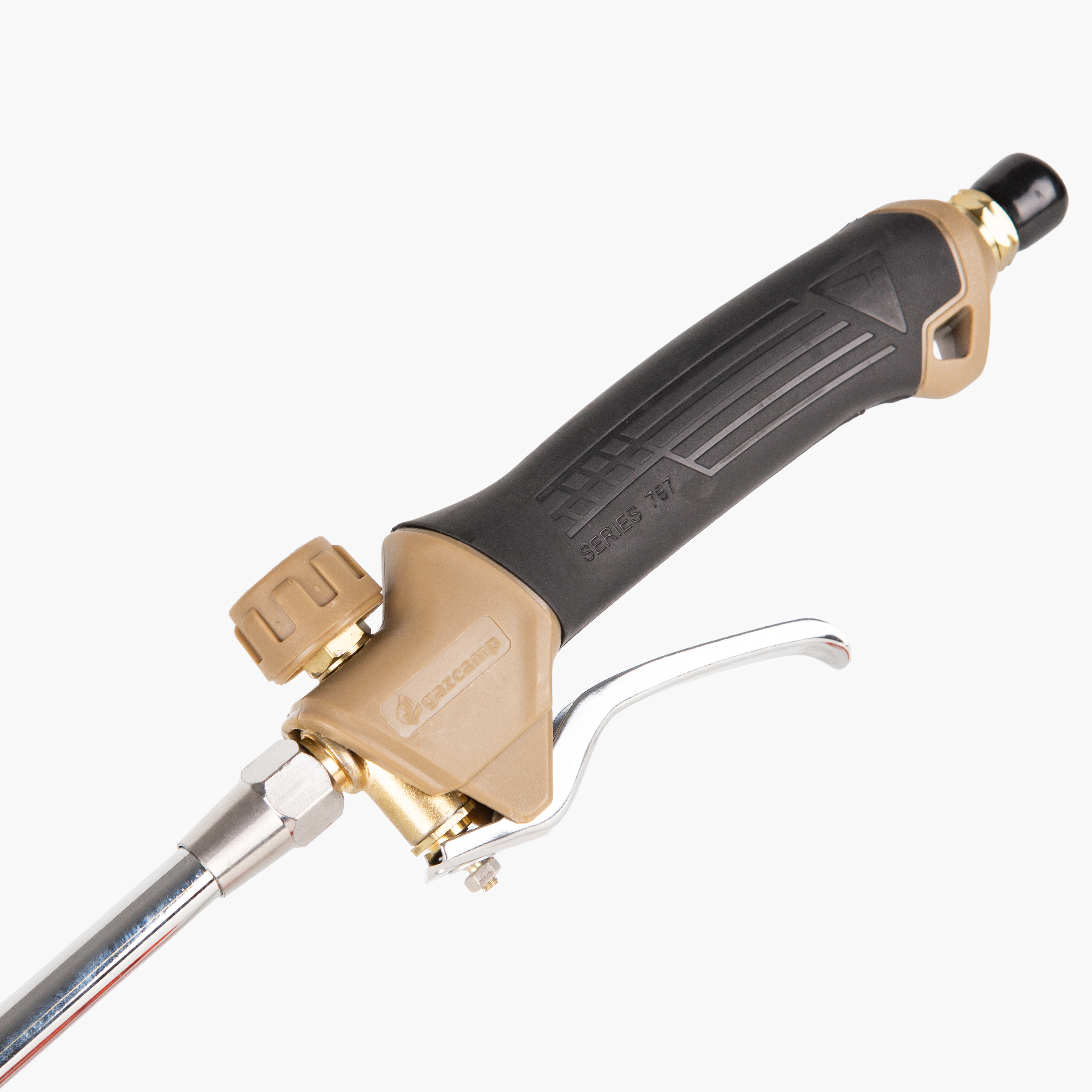 Gazcamp PQ855 PZ Abflammgerät 2-teilig - Profi-Abflammer mit Schlauch