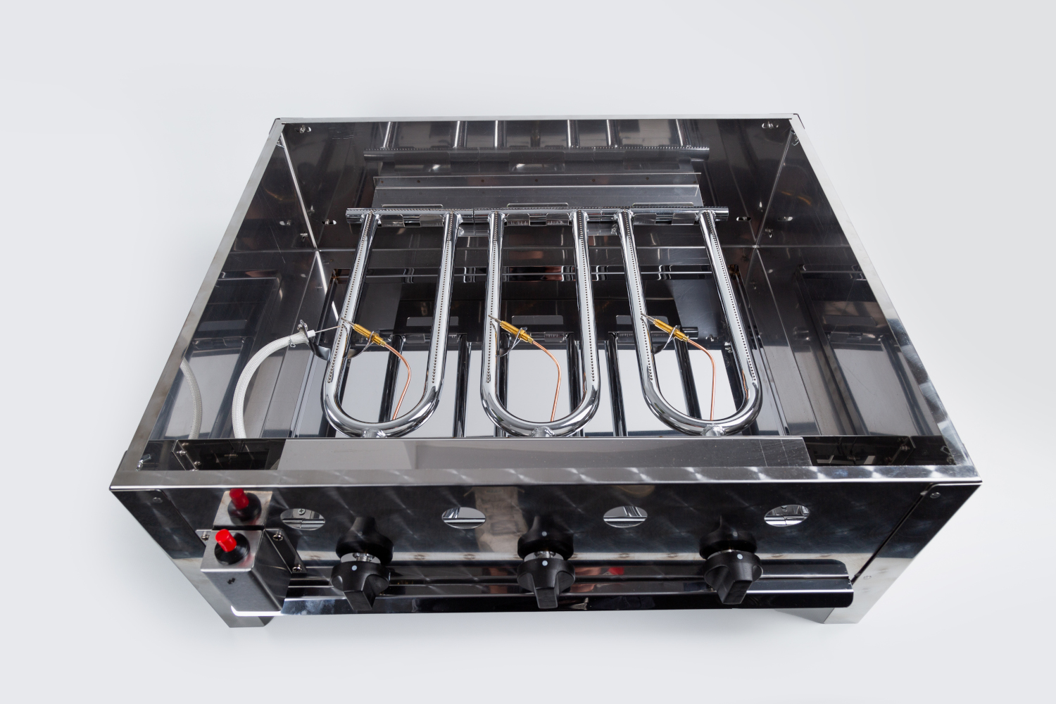 Gazcamp Gasgrill Gastrobräter 10,0 kW 3-flammig 70 x 56 x 31 cm