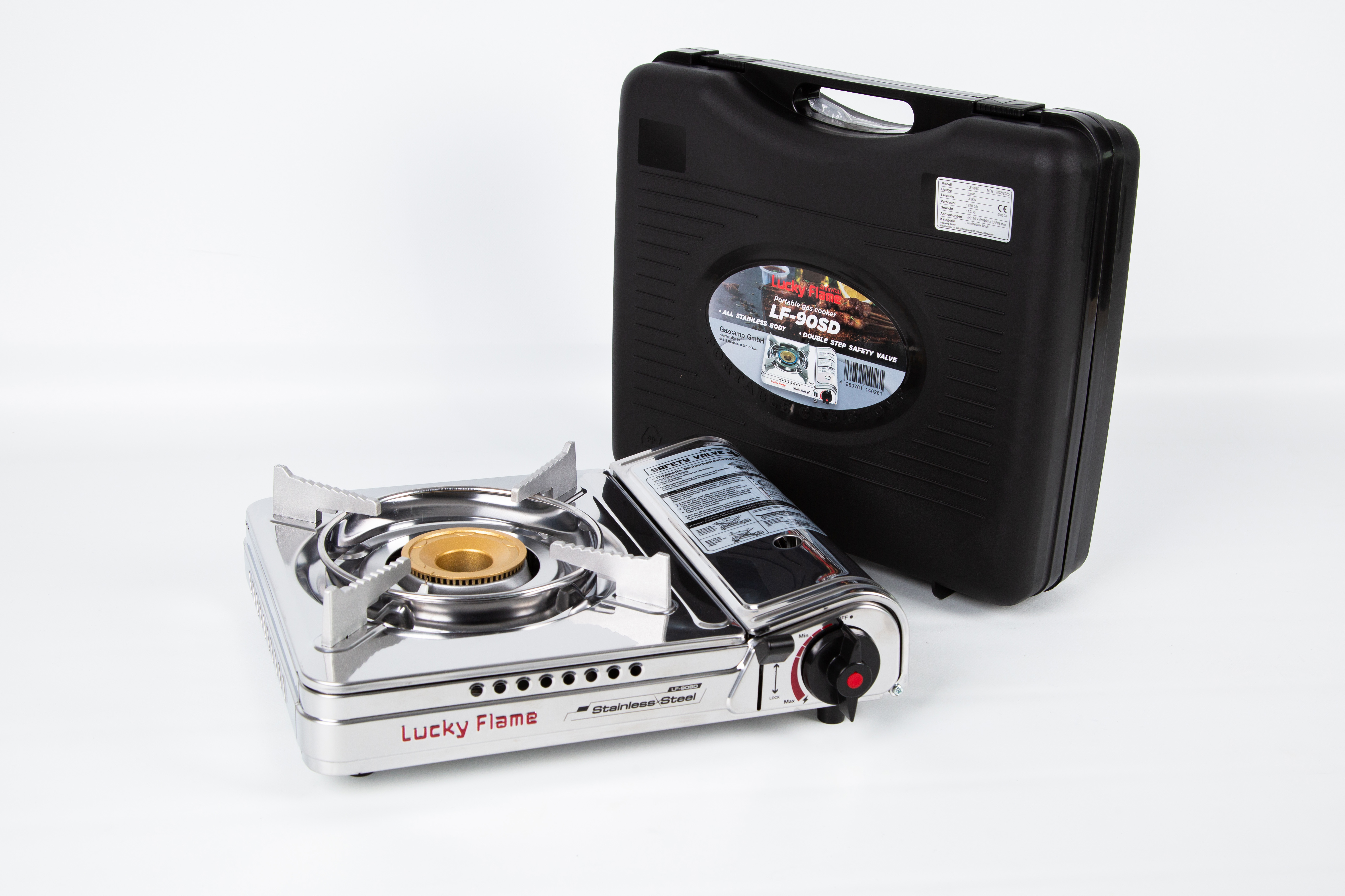 Lucky Flame LF-90 SD Gaskocher für MSF-1A 227g Kartuschen