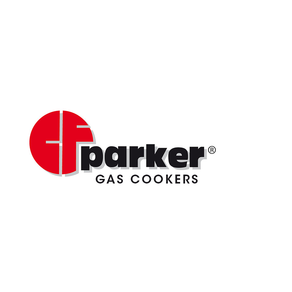 Parker Haushaltskocher 4 - flammig mit Deckel + Unterschrank