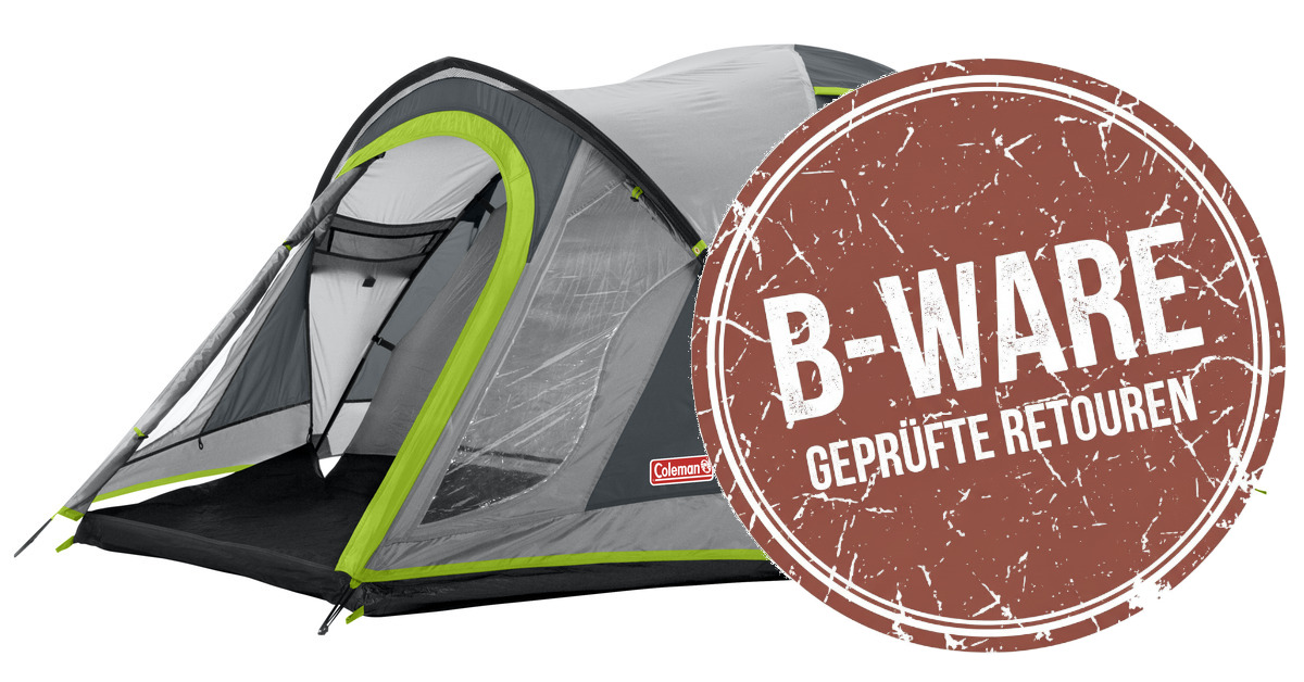 B-Ware Coleman Darwin 4 Plus Zelt Kuppelzelt 4 Personen