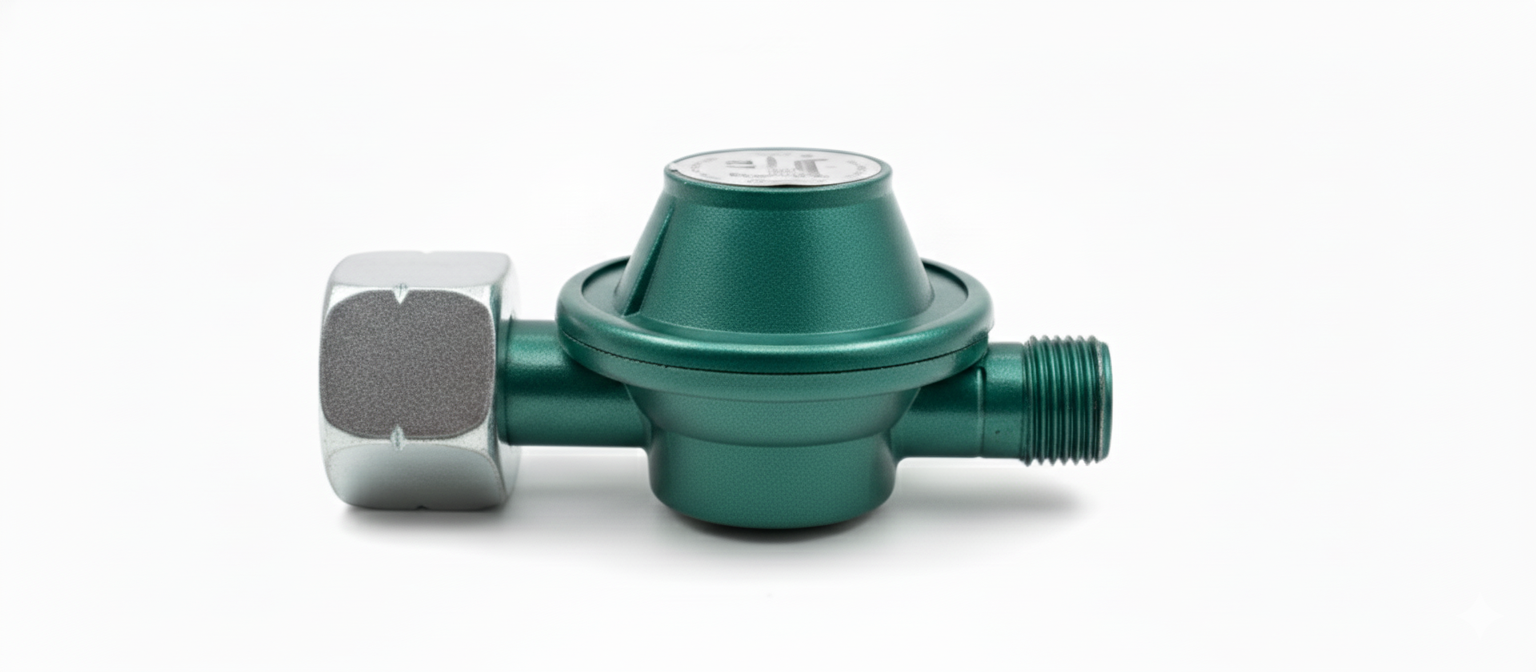 Gazcamp Propan-Konstantregler 4 bar / 8 kg/h – Für 5 kg, 11 kg & 33 kg Propangasflaschen