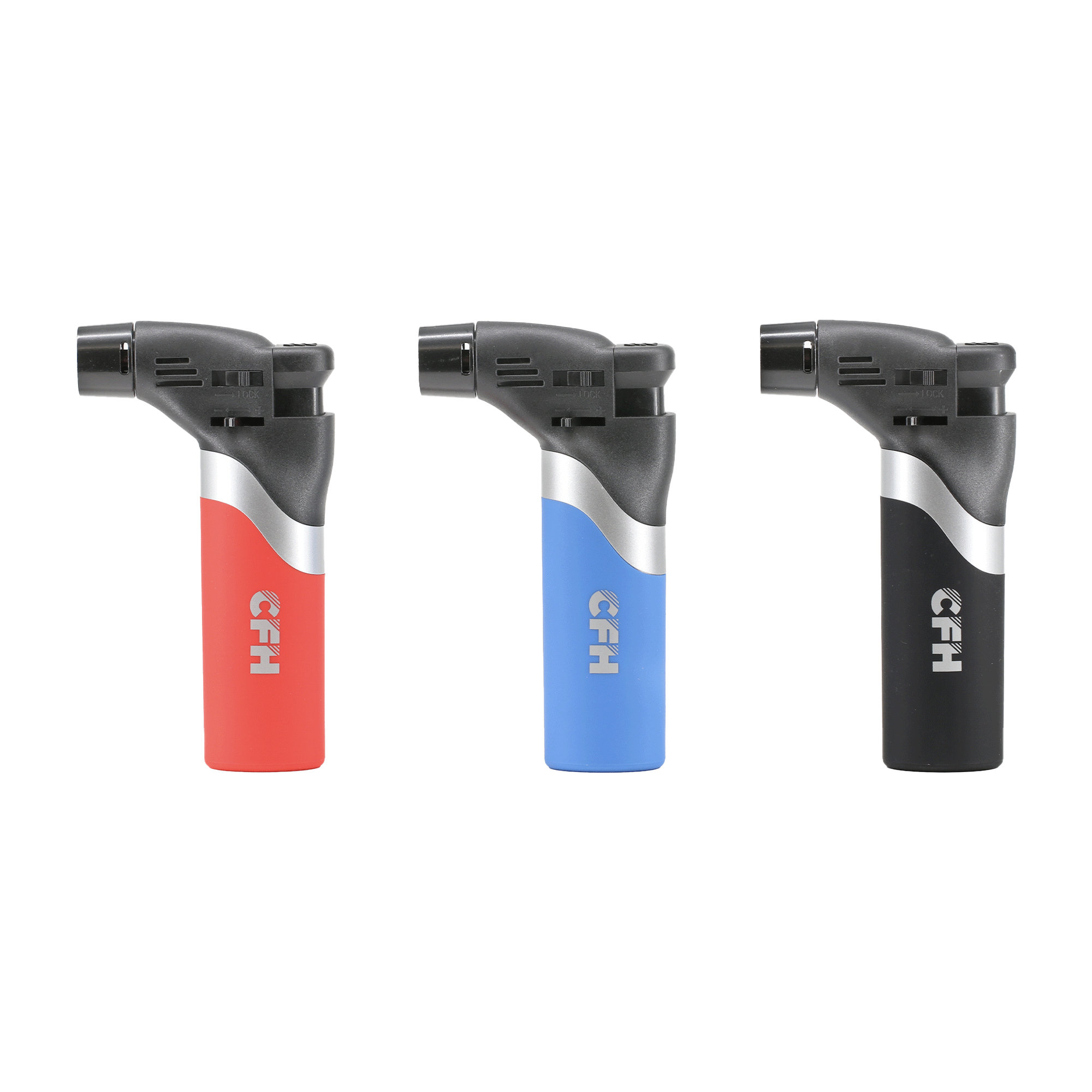 27x im Aufsteller CFH Mini-Brenner MB 05 mit Jet‑Flamme