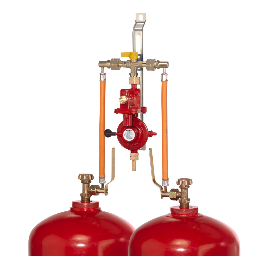 GOK 2-Flaschenanlage 4kg/h 50mbar manuell #1