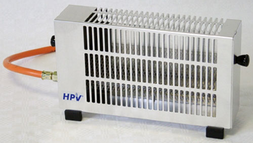 B-Ware HPV Campingheizung 1,7 kW mit Zündsicherung 30 mBar inkl. Schlauch