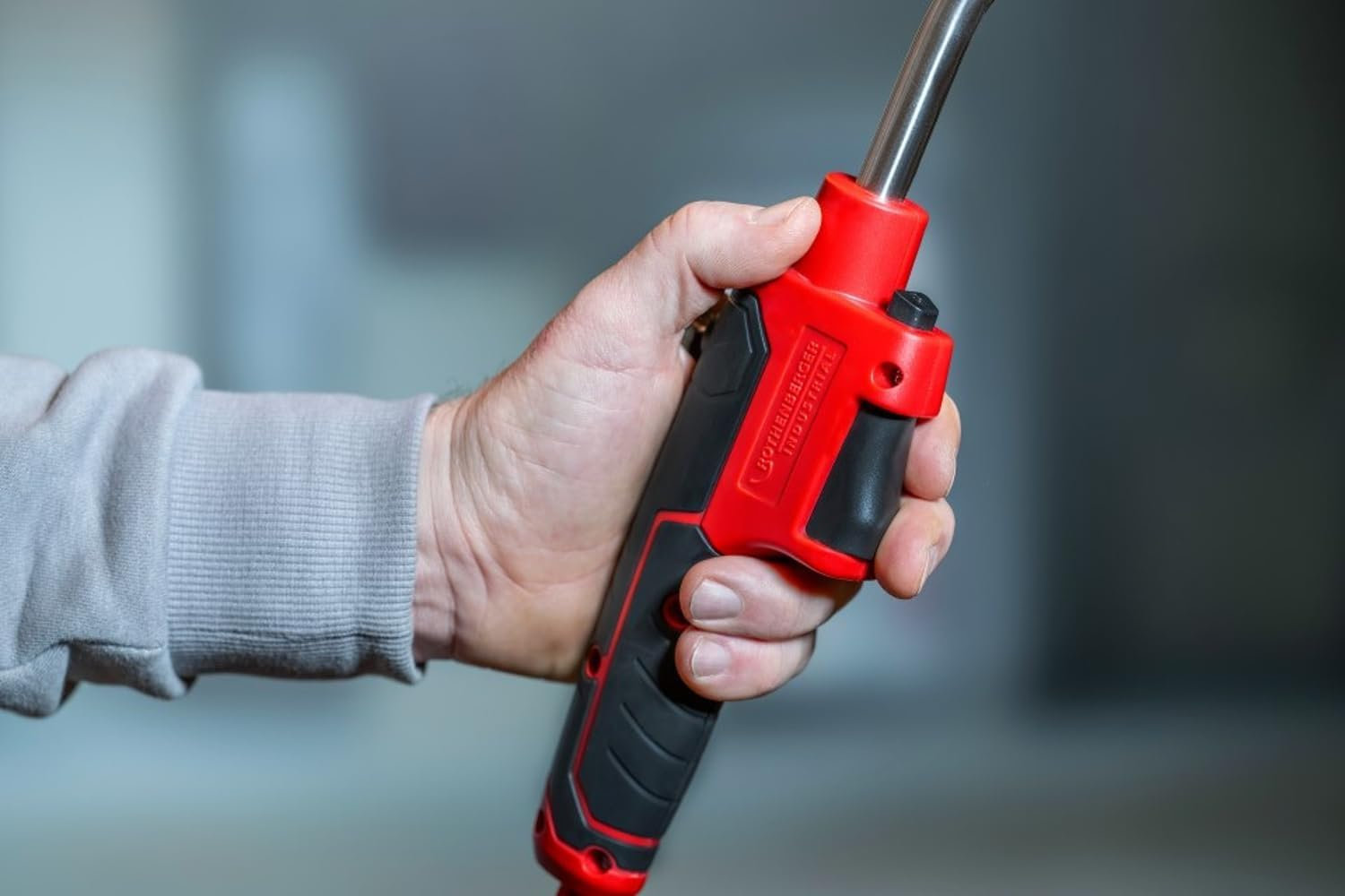 Rothenberger Industrial Multibrenner Set mit 1,35 m Propan-Gasschlauch zum Anschluss an Schraubgaskartusche 7/16“EU | Lötgerät zum Hart- und Weichlöten