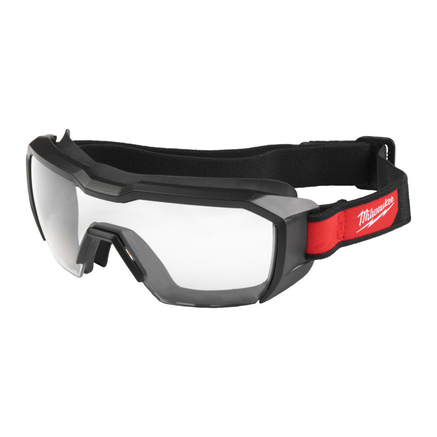 Milwaukee Niedrig-Profil-Vollsichtbrille belüftet klar