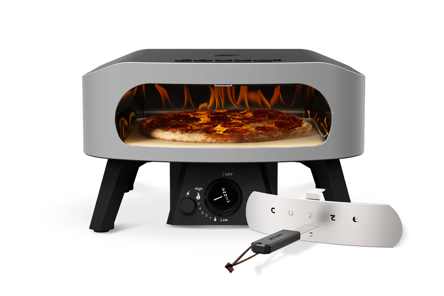 Cozze Pizzaofen Gas CLASSIC 13" inkl. Hitzeschild, 6 kW