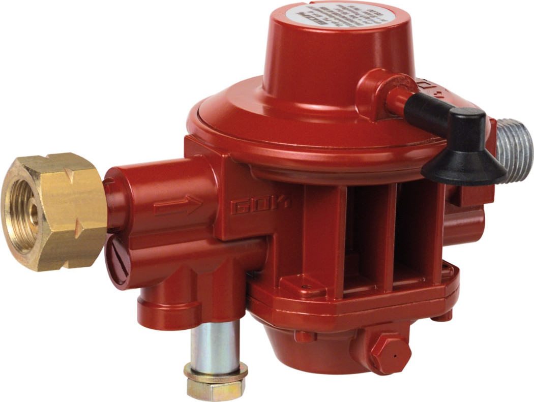 B-Ware GOK Gasregler FL91-4 4kg/h 50mbar GF x G1/2LH-KN SAV PRV (EOL)