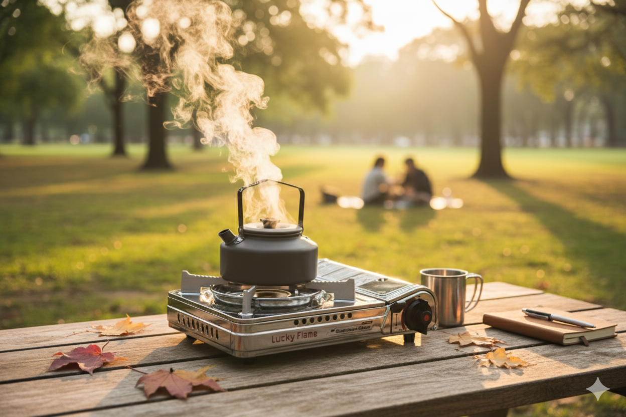 Kopie von Lucky Flame LF-90 SD Gaskocher für MSF-1A 227g Kartuschen #1