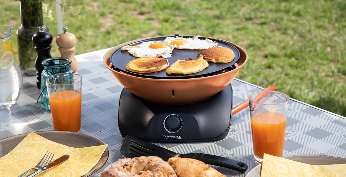 B-Ware Campingaz 360 Grill CV (über CV470 oder CV300 Gaskartusche) Kupfer Gasgrill Gaskocher + 2x CV470 Gratis (über Camping Gaz Deutschland GmbH)