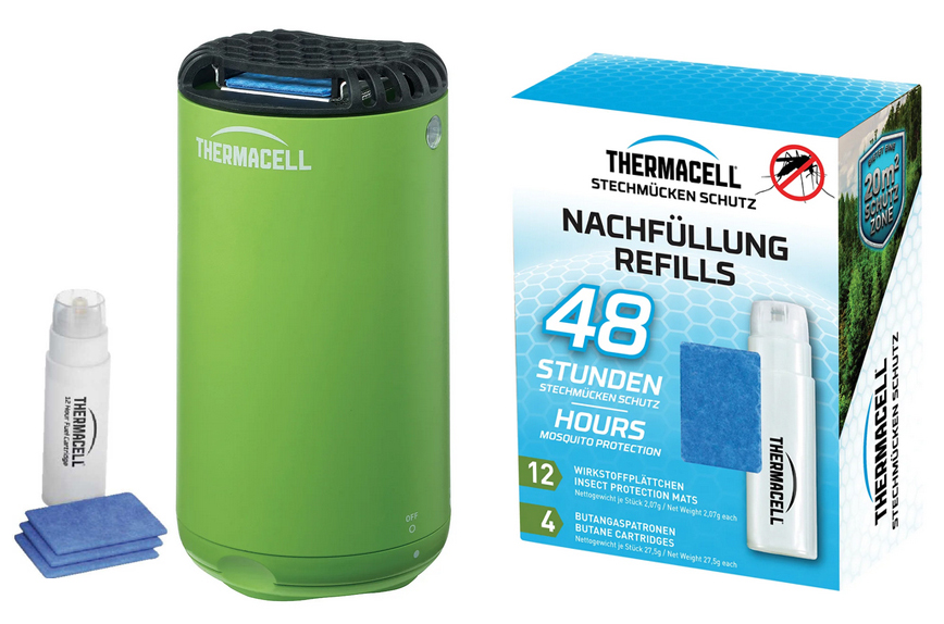 Thermacell Tischgerät Halo Grün + Nachfüllpack R-4
