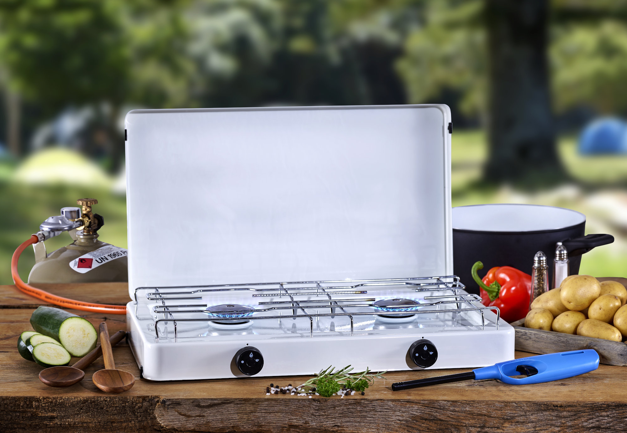 B-Ware CFH Zweiflammkocher Capri ZK 421