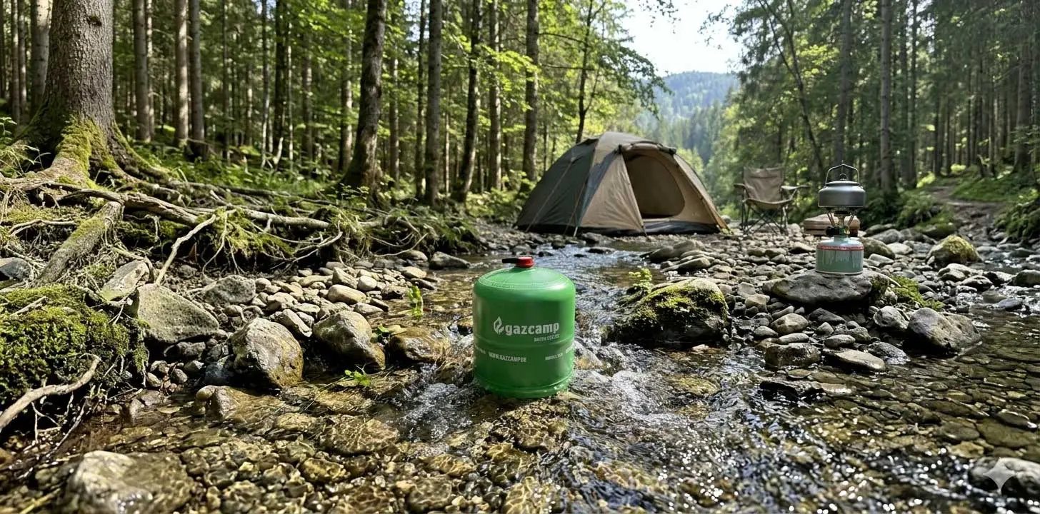 Gazcamp GC2750 Butangasflasche 2,75 kg Inhalt - Gasflasche für Camping & Outdoor