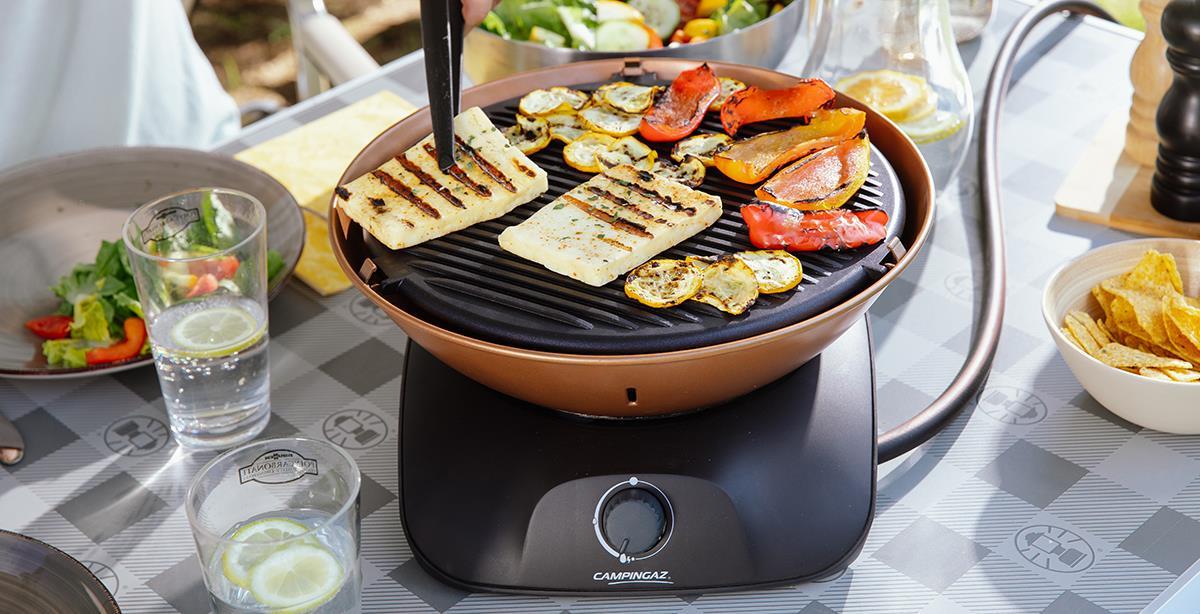 B-Ware Campingaz 360 Grill CV (über CV470 oder CV300 Gaskartusche) Kupfer Gasgrill Gaskocher + 2x CV470 Gratis (über Camping Gaz Deutschland GmbH)