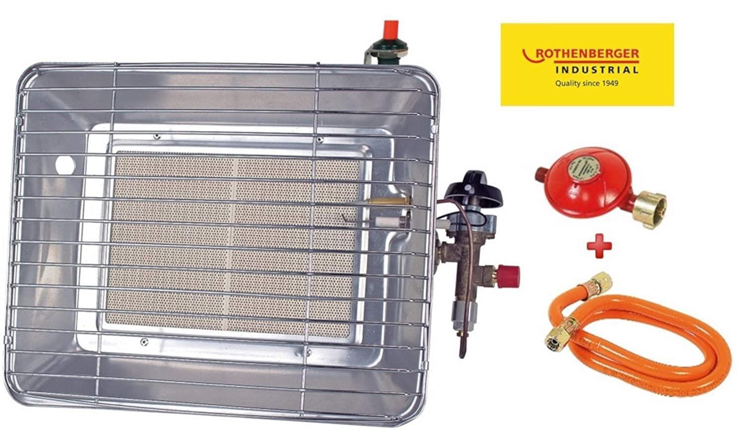 B-Ware Rothenberger Gasheizstrahler Eco mit Piezo Schlauch und Regler 4004625359853