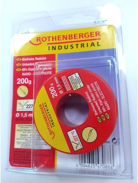 Rothenberger Industrial Bleifreies Radiolot 1,5mm/200g